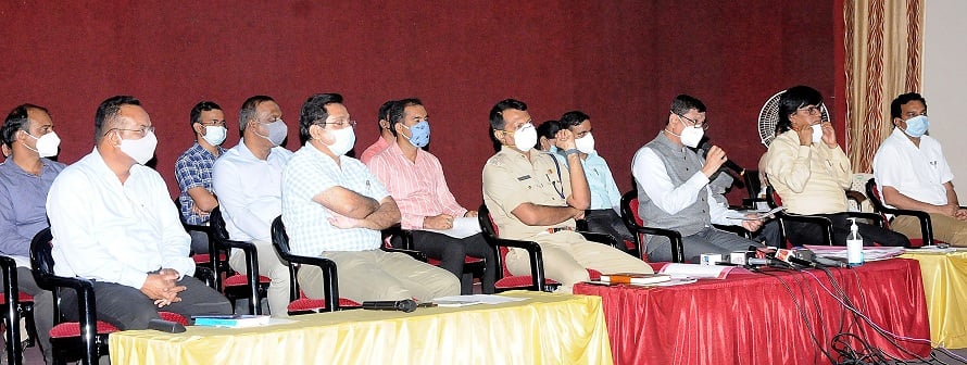 DAVANAGERE DC COVID GUIDELINES MEETING