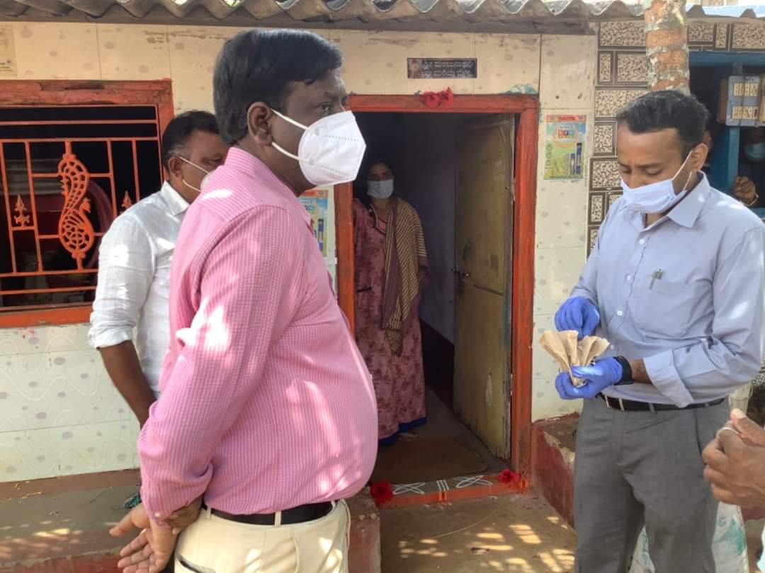 Davanagere zp ceo visit nyamathi