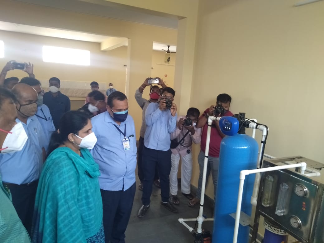 Dc covid care centre chitradurga john mines Vedanta