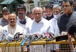 cm bsy resignation Governor office visit