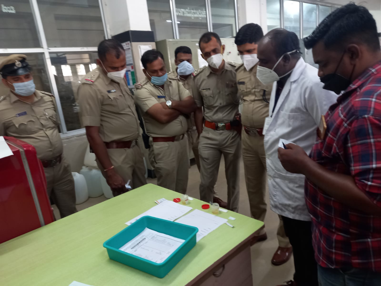Ganja Testing Kit introduced by shovamogga police garudavoice