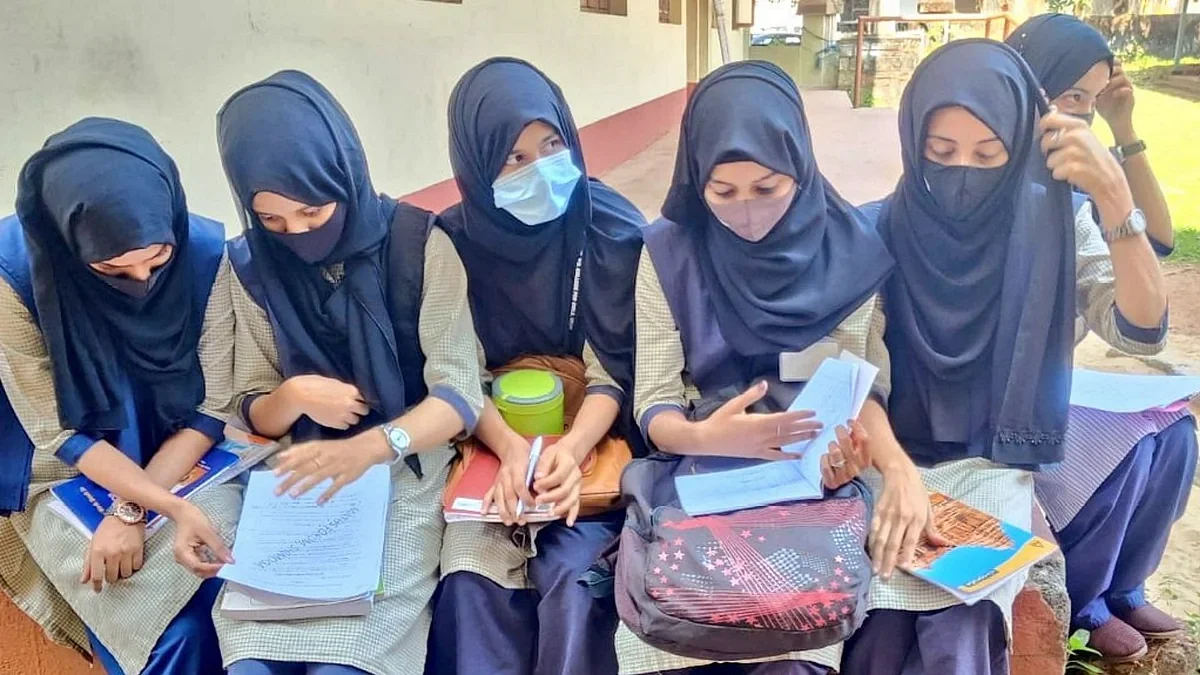 hijab students boycot exam