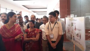 Prabha Mallikarjuna inaugurated the health exhibition