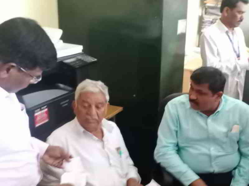 lokayuktha sp visit jagaluru taluk office