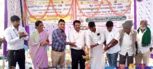 Cereal crop field festival program in Aluru-Mallapura village