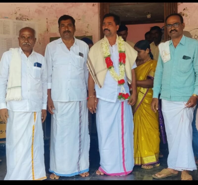 Mohan was elected uncontested as Karekate Gram Panchayat President