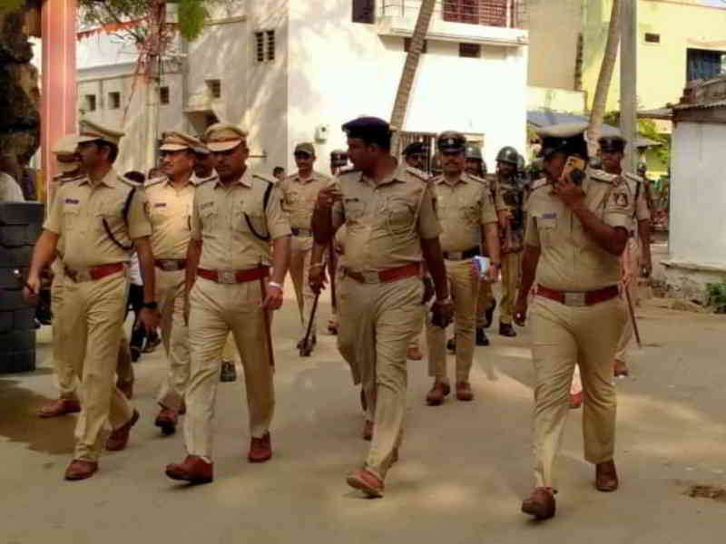 Bharat Full Moon Festival in Ujjini. Tight police