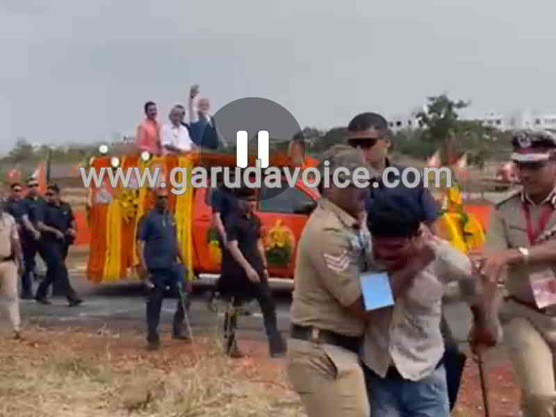 Exclusive: ಮೋದಿ ರೋಡ್ ಶೋ ವೇಳೆ ಸೆಕ್ಯೂರಿಟಿ ಲೋಪ.!