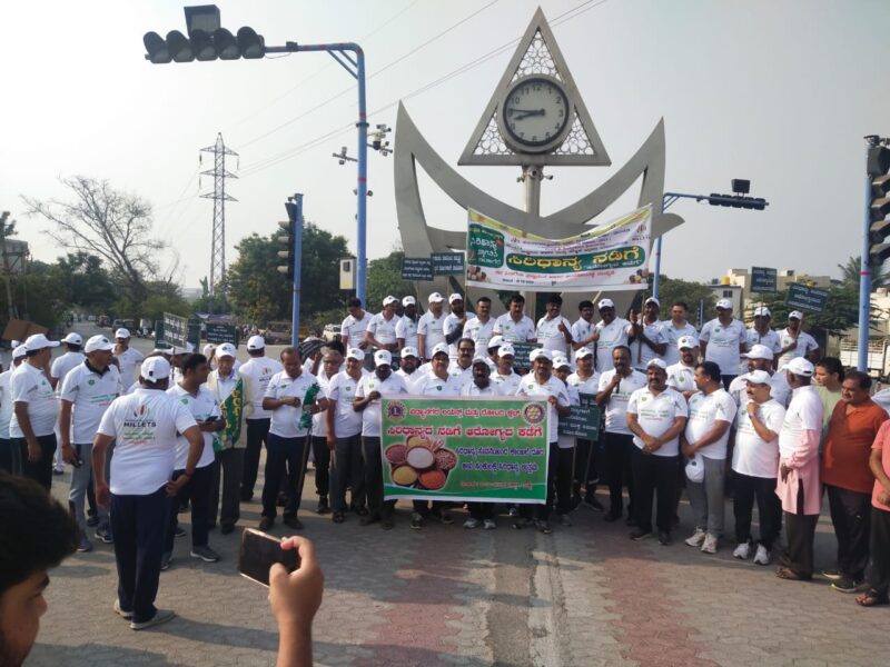 Cereal walk by agriculture department, jatha towards health