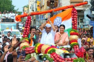 ಸಚಿವ ಎಸ್.ಎಸ್. ಮಲ್ಲಿಕಾರ್ಜುನ ಸ್ವಾಗತಕ್ಕೆ ಭರ್ಜರಿ ತಯಾರಿ ನಡೆಸಿದ ಜಿಲ್ಲಾ ಕಾಂಗ್ರೆಸ್