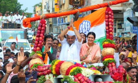 ಸಚಿವ ಎಸ್.ಎಸ್. ಮಲ್ಲಿಕಾರ್ಜುನ ಸ್ವಾಗತಕ್ಕೆ ಭರ್ಜರಿ ತಯಾರಿ ನಡೆಸಿದ ಜಿಲ್ಲಾ ಕಾಂಗ್ರೆಸ್