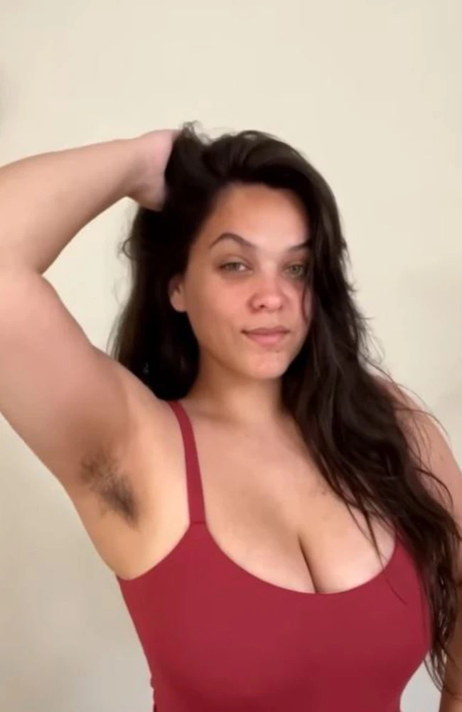 This woman won not with gold-diamonds, but with armpit hair