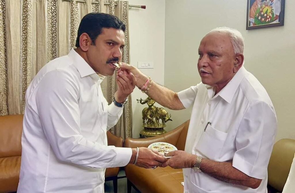 BS Yediyurappa's son Vijayendra is new Karnataka BJP chief