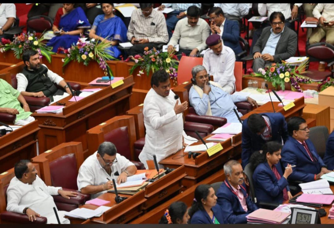 SS in the first row. Mallikarjun, let him sit first in the days to come!