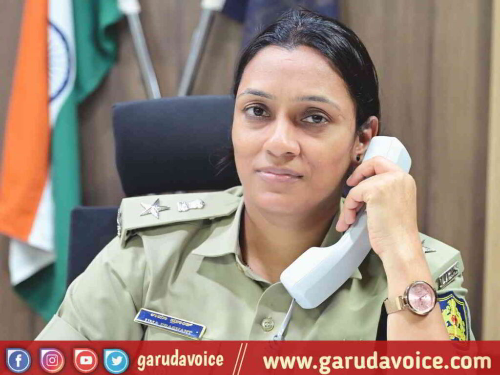 Davanagere sp uma Prashanth phone in program